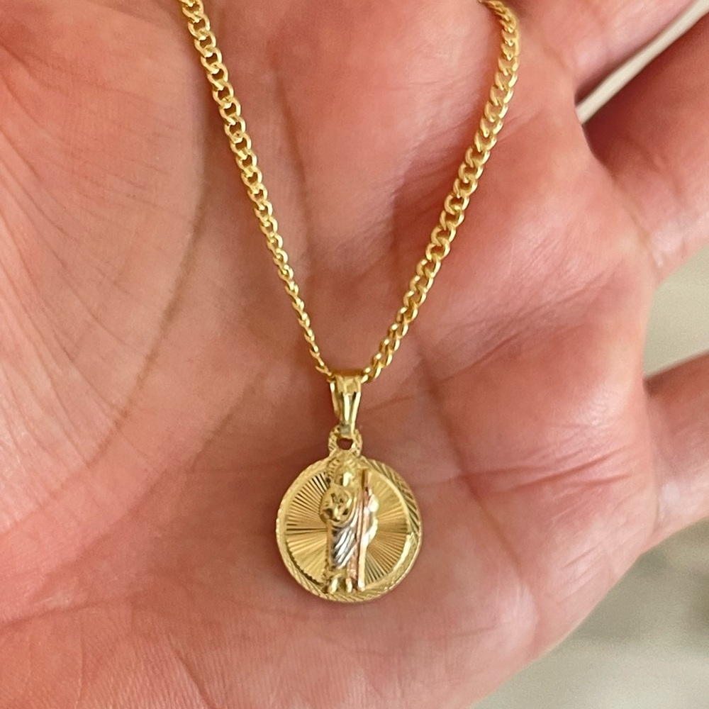 14k Gold Filled St. Jude  Necklace - Picture 2 of 6